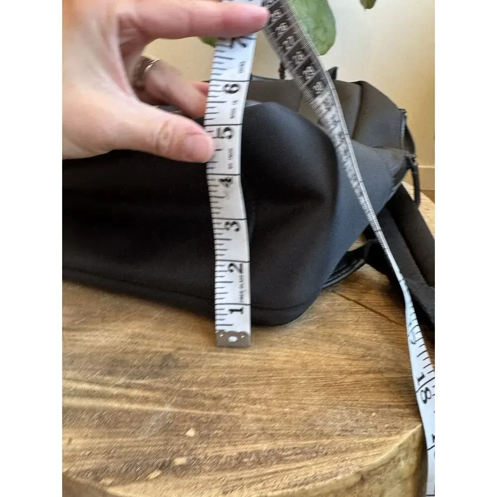 Monos Metro Backpack Black Laptop Nylon Travel Minimal Water Resistant